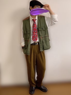 「アイテム（フォーマルスーツ/小物）」を使った、にゅーもらすたかよしさん（メンズ・173cm・20代）の春コーディネート