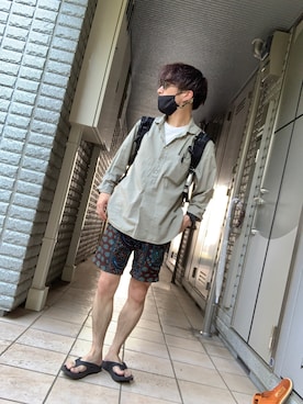 「SAZABY（サザビー）のアイテム」を使った、　al...【本物のおちび】さん（メンズ・158cm）の夏コーディネート