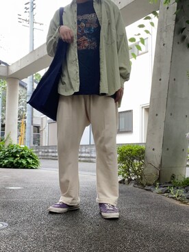 スウェットパンツを使った パステルカラー のメンズ人気ファッションコーディネート ユーザー その他ユーザー Wear