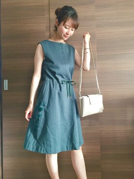 「tiit（ティート）のアイテム」を使った、mikoさん（レディース・159cm）の春コーディネート