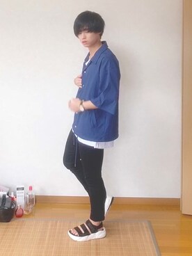 Kumaさん（メンズ・166cm）の夏コーディネート