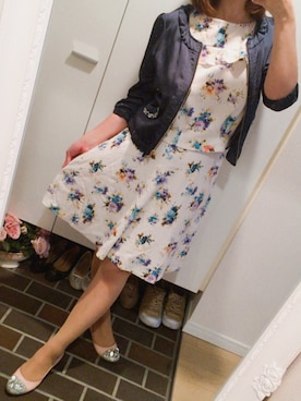 「tocco（トッコ）のアイテム（スカート）」を使った、さわやかあやかさん（レディース・160cm）の夏コーディネート