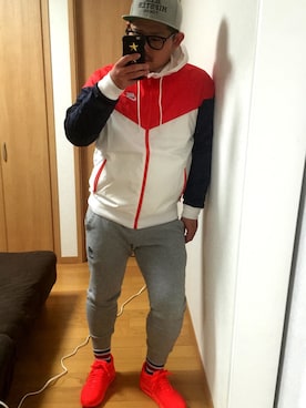 「Cody Sanderson」｜「アイテム（ナイロンジャケット）」を使った、koさん（メンズ・163cm）の冬コーディネート