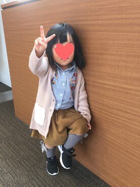 mikkoさん（キッズ・80cm）の秋コーディネート