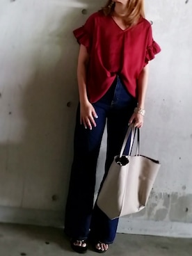 「Doシンプル部」｜「アイテム（その他シューズ）」を使った、SHOさん（レディース・164cm）の夏コーディネート