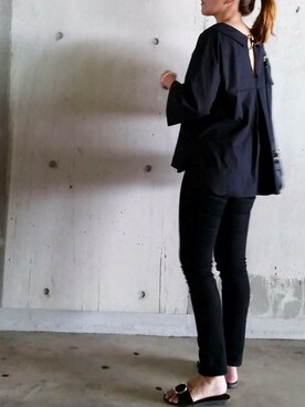 「Doシンプル部」｜「アイテム（その他シューズ）」を使った、SHOさん（レディース・164cm）の夏コーディネート