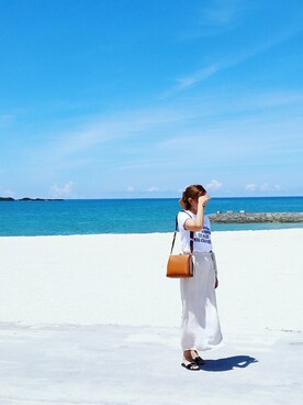 「Doシンプル部」｜「アイテム（その他シューズ）」を使った、SHOさん（レディース・164cm）の夏コーディネート