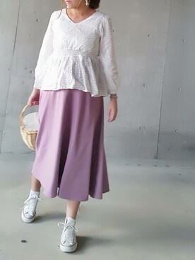 「Doシンプル部」｜「アイテム（腕時計）」を使った、SHOさん（レディース・164cm）の春コーディネート
