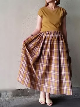 「ベルトサンダル」｜「アイテム（ワンピース/ドレス）」を使った、SHOさん（レディース・164cm）の春コーディネート