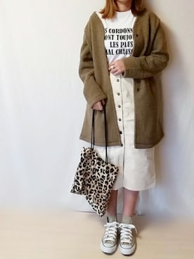 「FIG&VIPER（フィグアンドバイパー）のアイテム（アクセサリー）」を使った、SHOさん（レディース・164cm）の秋コーディネート