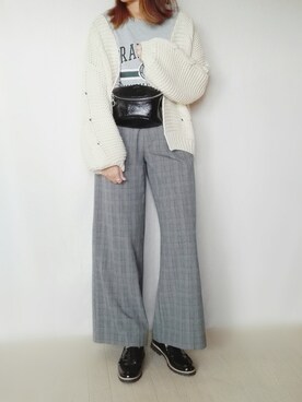 「Doシンプル部」｜「アイテム（アクセサリー）」を使った、SHOさん（レディース・164cm）の秋コーディネート