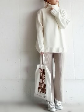 SHOooさんの「TAKE ME TO NY BAG」を使ったコーディネート