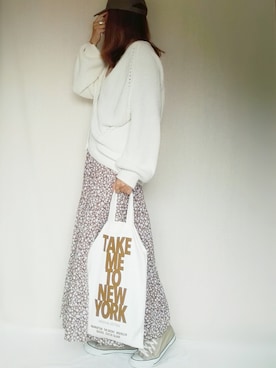 SHOooさんの「TAKE ME TO NY BAG」を使ったコーディネート