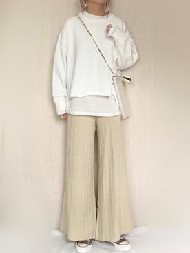 「シャーベットカラー」｜SHOさん（レディース・165cm）の冬コーディネート