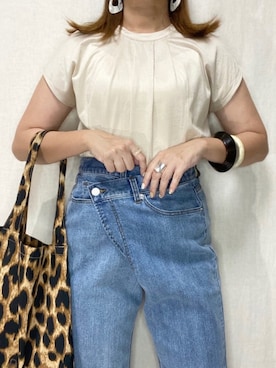 「GU（ジーユー）のアイテム（アクセサリー）」を使った、SHOさん（レディース・165cm）の夏コーディネート