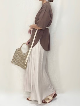 SHOさん（レディース・165cm）の夏コーディネート