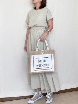 SHOさん（レディース・165cm）の夏コーディネート