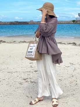 SHOさん（レディース・165cm）の夏コーディネート