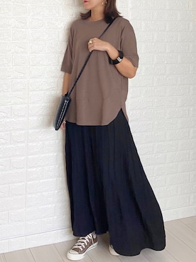 「SALON（サロン）のアイテム」を使った、SHOさん（レディース・165cm）の夏コーディネート