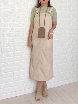 「SALON（サロン）のアイテム」を使った、SHOさん（レディース・165cm）の夏コーディネート