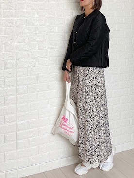 「Traditional Weatherwear（トラディショナルウェザーウェア）のMARCHE BAG MINI（トートバッグ）」を使った、SHOさん（レディース・165cm）の秋コーディネート