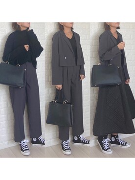 SHOさん（レディース・165cm）の秋コーディネート