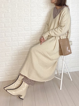 SHOさん（レディース・165cm）の冬コーディネート