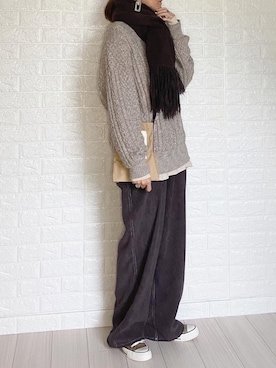 SHOさん（レディース・165cm）の冬コーディネート