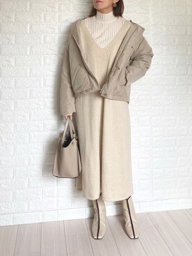 SHOさん（レディース・165cm）の冬コーディネート