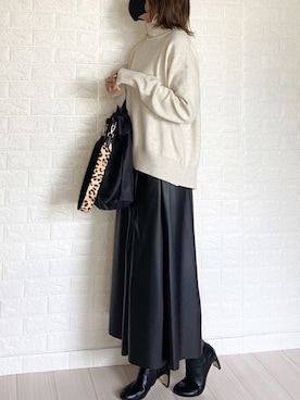 「MB mint breeze（エムビーミントブリーズ）のアイテム」を使った、SHOさん（レディース・165cm）の冬コーディネート