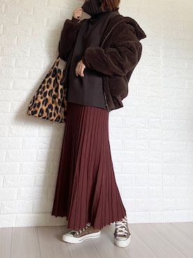 SHOさん（レディース・165cm）の冬コーディネート