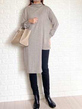 SHOさん（レディース・165cm）の冬コーディネート