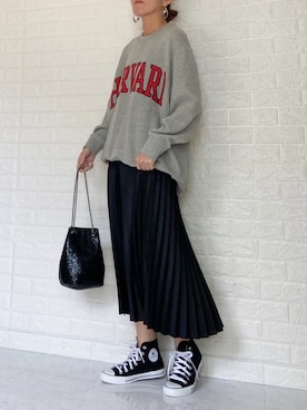 「メタルバッグ」｜SHOさん（レディース・165cm）の春コーディネート