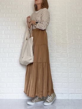 SHOさん（レディース・165cm）の春コーディネート