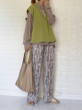 SHOさん（レディース・165cm）の春コーディネート