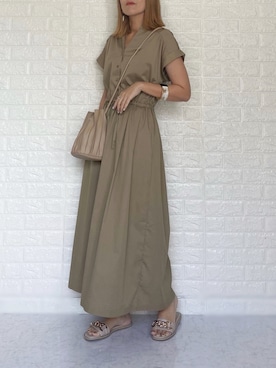「Lucida（ルシーダ）のアイテム（サンダル）」を使った、SHOさん（レディース・165cm）の春コーディネート
