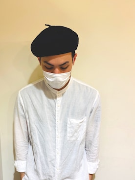 「無（ム）のアイテム」を使った、RYOGAさん（メンズ・185cm）の夏コーディネート