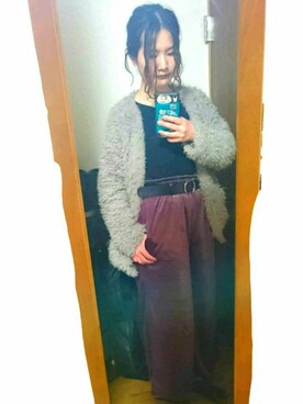 뮹수さん（レディース・157cm）の冬コーディネート