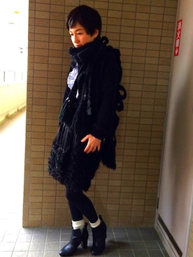 「MIYAO（ミヤオ）のアイテム」を使った、なみさん（レディース・155cm）の春コーディネート