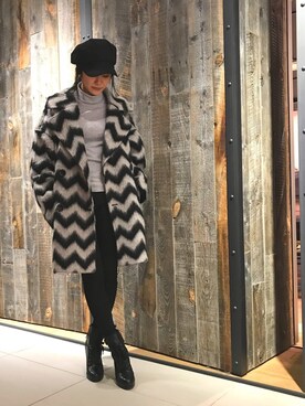 「COLONY 2139（コロニートゥーワンスリーナイン）のアイテム（帽子）」を使った、morimiiiさん（レディース・155cm）の秋コーディネート