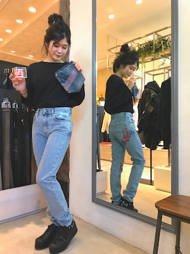 morimiiiさん（レディース・155cm）の冬コーディネート