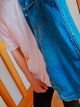 「SPINNS（スピンズ）のアイテム（デニムジャケット）」を使った、ルルさん（メンズ・164cm）の夏コーディネート