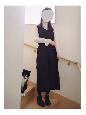 「アンティクローズ」｜ひだかれいさん（レディース・154cm）の春コーディネート