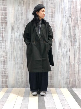 「SETTO（セット）のアイテム（ジャケット/アウター）」を使った、select shop frncさん（レディース・156cm）の冬コーディネート