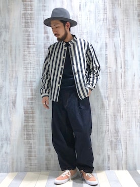 「SETTO（セット）のアイテム（ジャケット/アウター）」を使った、select shop frncさん（メンズ・170cm）の冬コーディネート