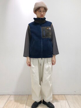 「ROKX（ロックス）のアイテム（その他アウター）」を使った、select shop frncさん（レディース・153cm）の秋コーディネート