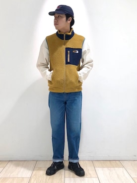 「ROKX（ロックス）のアイテム（その他アウター）」を使った、select shop frncさん（メンズ・174cm）の秋コーディネート
