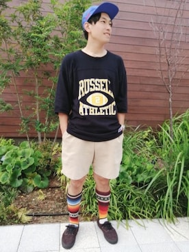 「ソックス」｜Green Summit_Officialさん（メンズ・170cm）の夏コーディネート