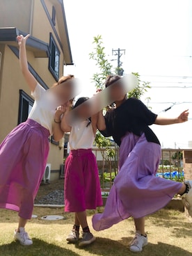 「ラベンダー」｜maaaaa___iさん（レディース・152cm）の春コーディネート