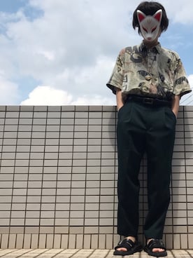 「狐面」｜tomoyaさん（メンズ・170cm）の春コーディネート